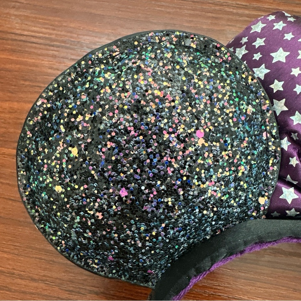 Disney Parks 2020 Minnie Ears Headband Midnight Magic Sparkle Celestial EUC - Picture 7 of 10